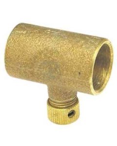 Cast Copper Drain Coupling C x C 1/2"