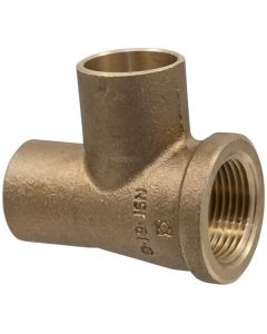 Cast Copper Tee C x F x C 1 1/4" x 1/8" x 1 1/4"