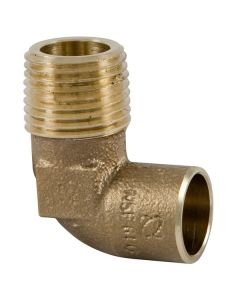 Cast Copper Elbow 90 C x M 1 1/2"