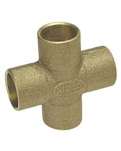 Cast Copper Cross Tee C x C x C x C 1"
