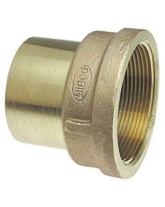 Cast Copper Female Adapter FTG x F 1" x 3/4"