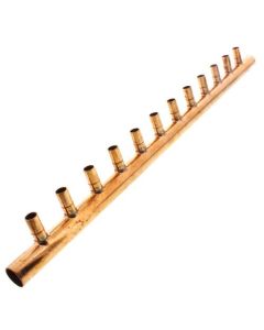 Copper Sweat 12-Loop Manifold 1 1/2" x 1"