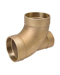 DWV Cast Copper Elbow 90 w/ Heel Inlet 3" x 3" x 2"