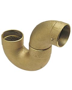 DWV Cast Copper P Trap l/ Cleanout 1 1/2"