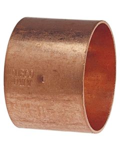 DWV Wrot Copper Coupling 1 1/2"