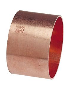 DWV Wrot Copper Coupling less Stop 1 1/2"