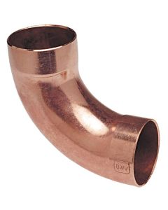 DWV Wrot Copper Long Radius Elbow 1 1/2"