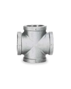 1" Galvanized Malleable Cross Tee