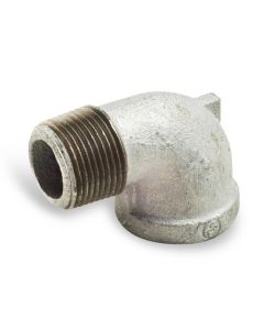 1 1/2" Galvanized Malleable Elbow 90° Street