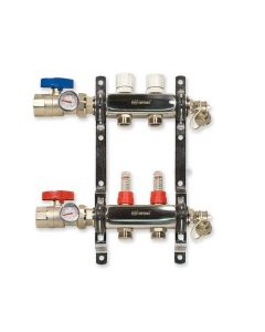 PEX Crimp Stainless 2-Loop Manifold 1/2"