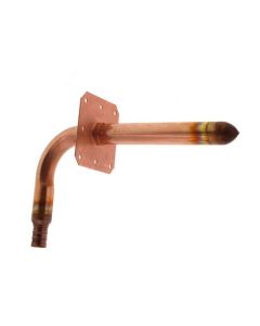PEX Crimp Stub Out Elbow w/ Ear 1/2" x 3/8" x 8"