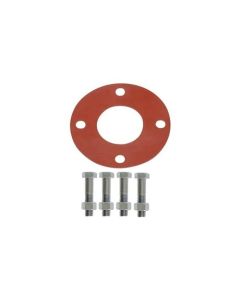 Rubber Full Face Flange, Gasket, Bolt, Nut Kit 1 1/2"