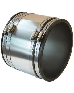 Rubber Repair Coupling PVC to Cast Iron (or Cast Iron to PVC) 4"