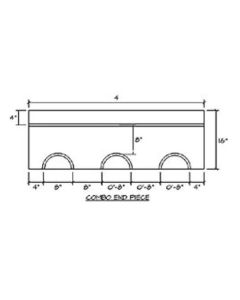 Thermalboard Combo End 3/8" Tubing 48" x 16" x 5/8"
