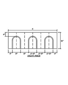 Thermalboard End Return 3/8" Tubing 48" x 16" x 5/8"