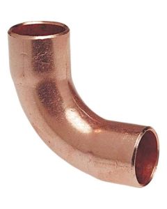 Wrot Copper Long Radius Elbow C x C 1 1/2"