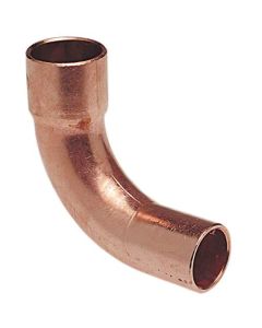 Wrot Copper Long Radius Street Elbow C x FTG 1 1/2"