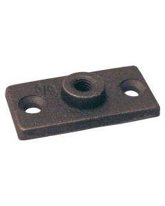 Black Ceiling Flange 1/2"