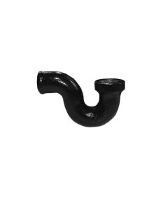 Tyler Pipe 011224, 4" P-Trap with Primer Tap Cast Iron No-Hub Connection