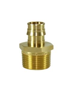 Uponor Q5527510 3/4" PEX X 1" NPT ProPEX Brass Male Threaded Adapter