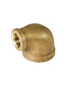1 1/2" X 1 1/4" Brass Reducing 90° Elbow