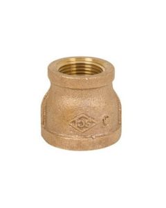 1 1/2" X 1 1/4" Brass Reducing Coupling