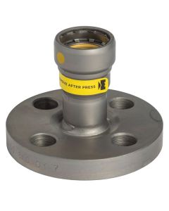 Mueller CP02933G Carbon Steel Press GAS Flange P x Flange, 1"