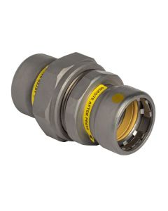 Mueller CP08003G Carbon Steel Press GAS Union P x P, 1/2"