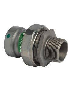 Mueller CP11212 Carbon Steel Press Union Male P x MPT, 1"