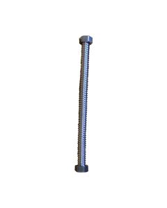 Stainless Steel Flexible Braided Hose Female Union x Female Union 3/4" x 24"L (Stainless Steel Ends)