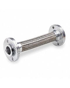 Stainless Steel Flexible Braided Hose FLG x FLG 2" x 20"L (Carbon Steel Ends)