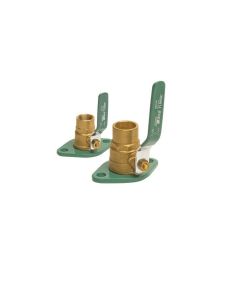 Taco SFL-100P 1" Lead Free Shut-Off Freedom Flange, Brass/Steel