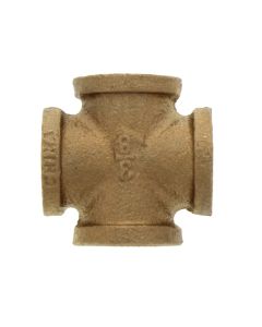 1 1/2" Brass Cross Tee