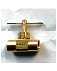 Brass Female Iron Pipe x Female Iron Pipe Petcock 1/8"